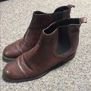 Brown booties